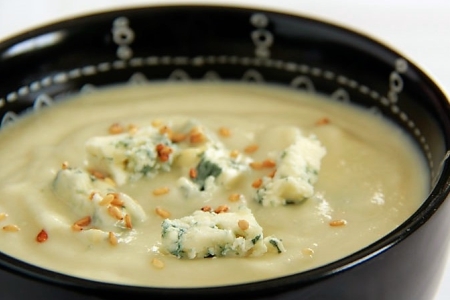 Salsa de peras y Queso Azul